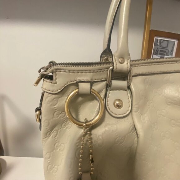 GUCCI GUCCISSIMA Leather GG Small  Sukey 2-Hobo Satchel COA with Crossbody Strap - Picture 14 of 15